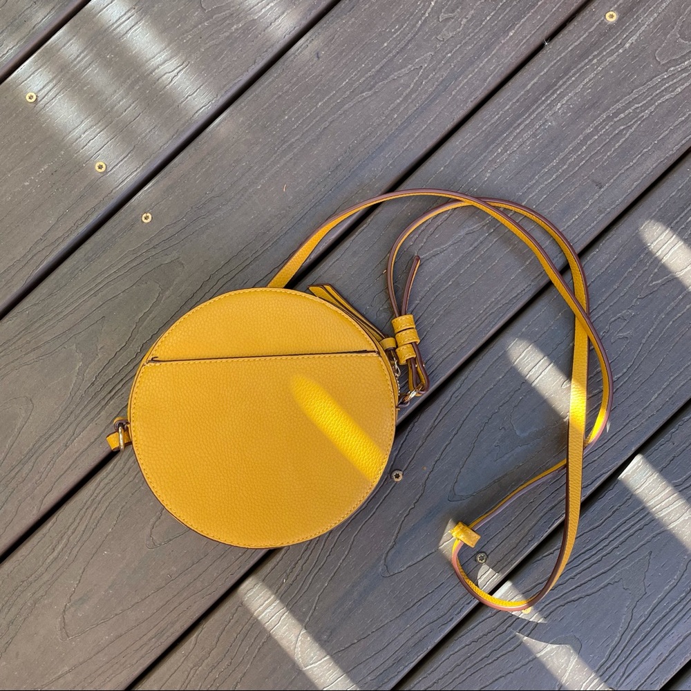 Yellow Circle Purse